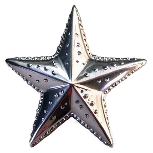 Silver Star Transparent Png 05252024 PNG image