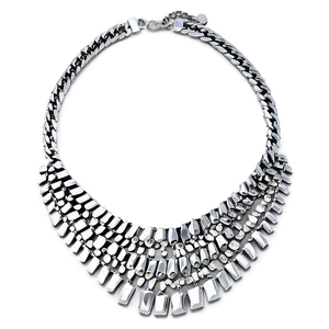 Silver Statement Necklace PNG 12 PNG