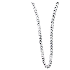 Silver Statement Necklace PNG 30