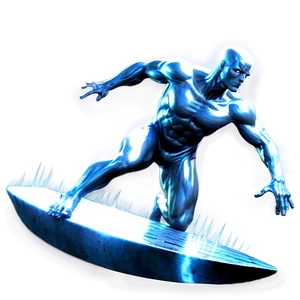 Silver Surfer In Battle Png Oby PNG image