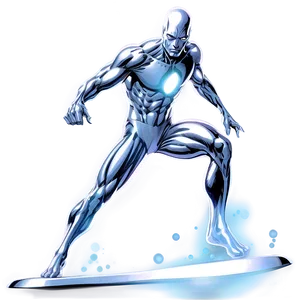 Silver Surfer Marvel Art Png 06202024 PNG image