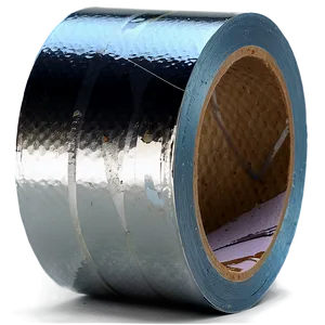 Silver Tape Metallic Overlay PNG Crb