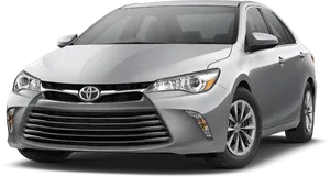 Silver Toyota Camry Front View PNG