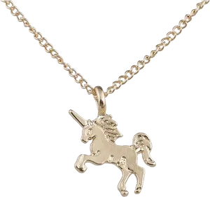 Silver Unicorn Pendant Necklace