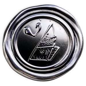 Silver Wax Seal PNG Xuf23 PNG