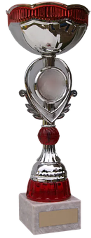 Silverand Red Sports Trophy
