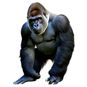 Silverback Gorilla Profile Png Uyt PNG image