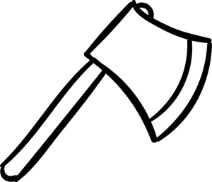 Simple Axe Illustration PNG