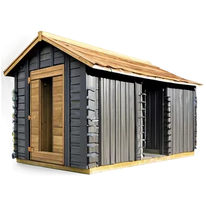 Simple Backyard Outhouse PNG 06262024