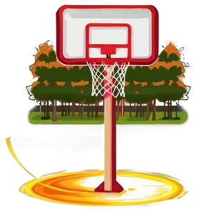 Simple Basketball Hoop Outline Png Yco PNG image