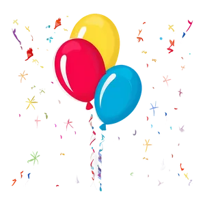 Simple Birthday Balloons PNG 06232024 PNG
