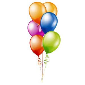 Simple Birthday Balloons PNG 06232024 PNG