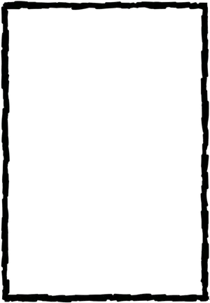 Simple Black Border Template PNG image