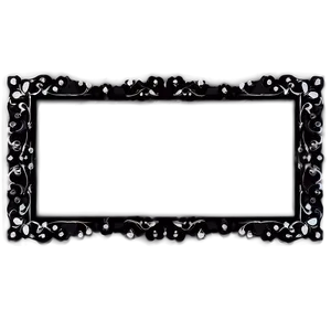 Simple Black Frame Border PNG 05252024 PNG