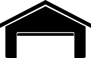 Simple Black House Outline PNG image
