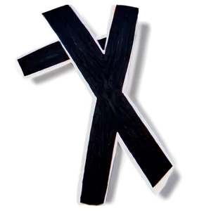 Simple Black X Sign Png 06272024 PNG image