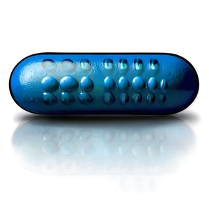 Simple Blue Pill Design Png Iip62 PNG image