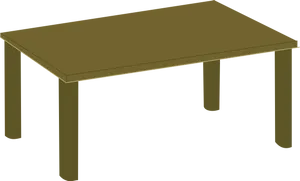 Simple Brown Table Clipart PNG image