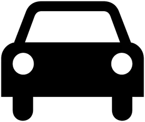 Simple Car Outline Graphic