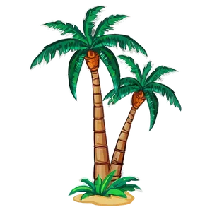 Simple Cartoon Palm Tree Png 73 PNG image