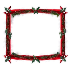 Simple Christmas Frame Png Qvb PNG image