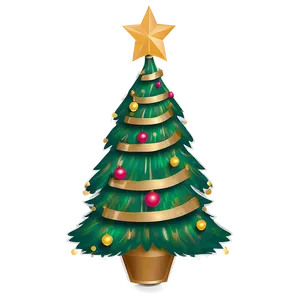 Simple Christmas Tree Design Png Rho22 PNG image