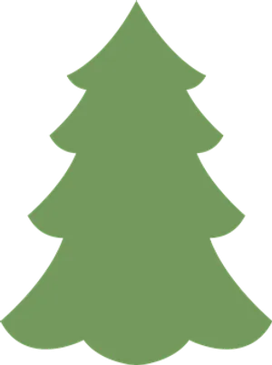 Simple Christmas Tree Graphic