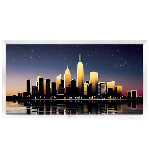 Simple City Skyline PNG Aqt PNG