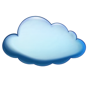 Simple Cloud Cartoon Png 06122024 PNG image