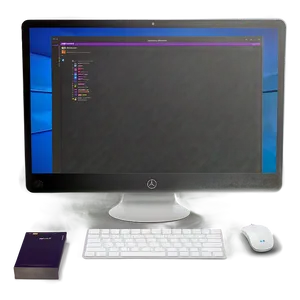 Simple Computer Mockup PNG Het