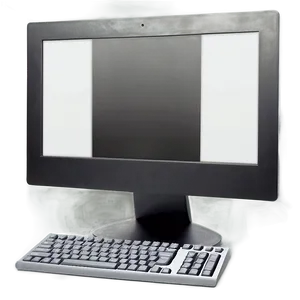 Simple Computer Mockup PNG Rql