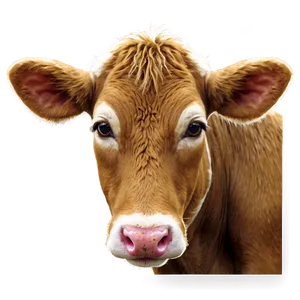 Simple Cow Face Outline Png 06212024 PNG image