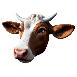 Simple Cow Head Icon PNG 06212024 PNG