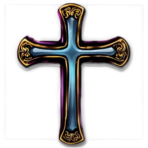 Simple Cross Outline Png 06122024 PNG image