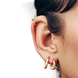 Simple Ear Piercing Aesthetic Png 06272024 PNG image