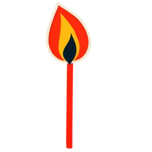 Simple Flame Drawing PNG 34
