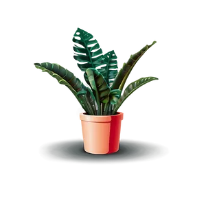 Simple Floor Plant PNG 98