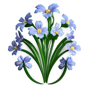 Simple Floral Emblem Png 06202024 PNG image