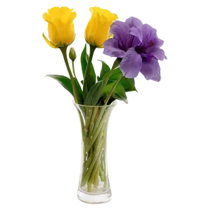 Simple Flower Vase PNG Tki12