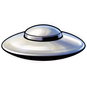 Simple Flying Saucer Sketch Png 06202024 PNG image