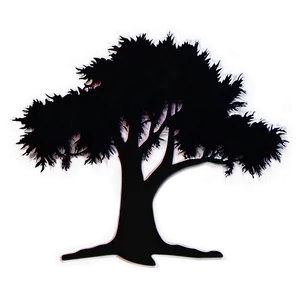 Simple Forest Silhouette PNG 06262024