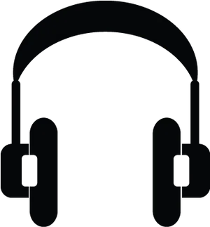Simple Headphones Icon PNG