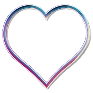 Simple Heart Clipart Outline PNG 05252024