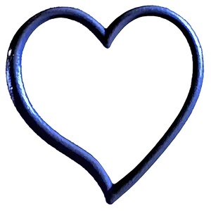Simple Heart Outline PNG Kqu66 PNG