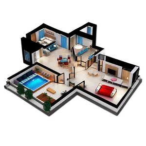 Simple Home Floor Plan Png 06262024 PNG image