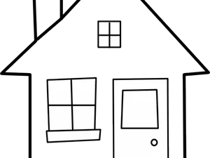 Simple House Clipart PNG
