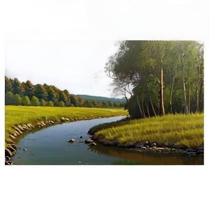 Simple Landscape Sketch PNG Xan36 PNG