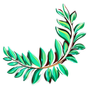 Simple Laurel Outline PNG 06262024 PNG