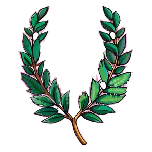 Simple Laurel Outline PNG Jcr59 PNG