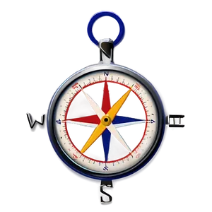 Simple Line Compass PNG 05042024